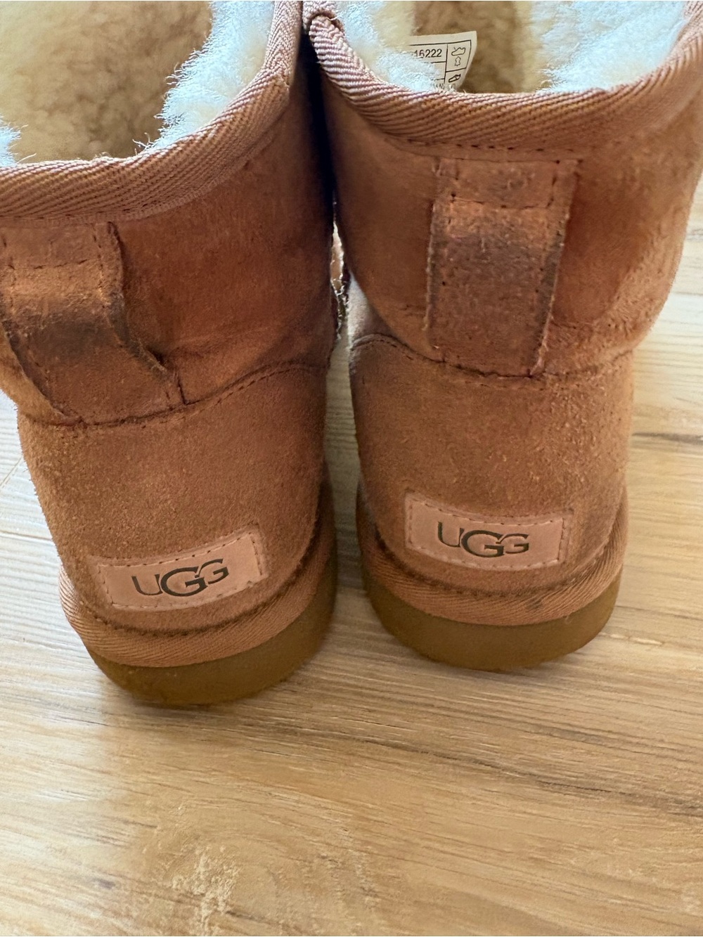 UGG Chestnut Classic Mini II Suede Water Resistant Bootie 8 - Picture 7 of 7
